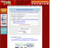 Tablet Screenshot of hypermercado.com